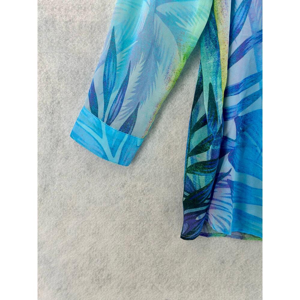 Soft Surroundings Size Large Button Down Top Cami… - image 7